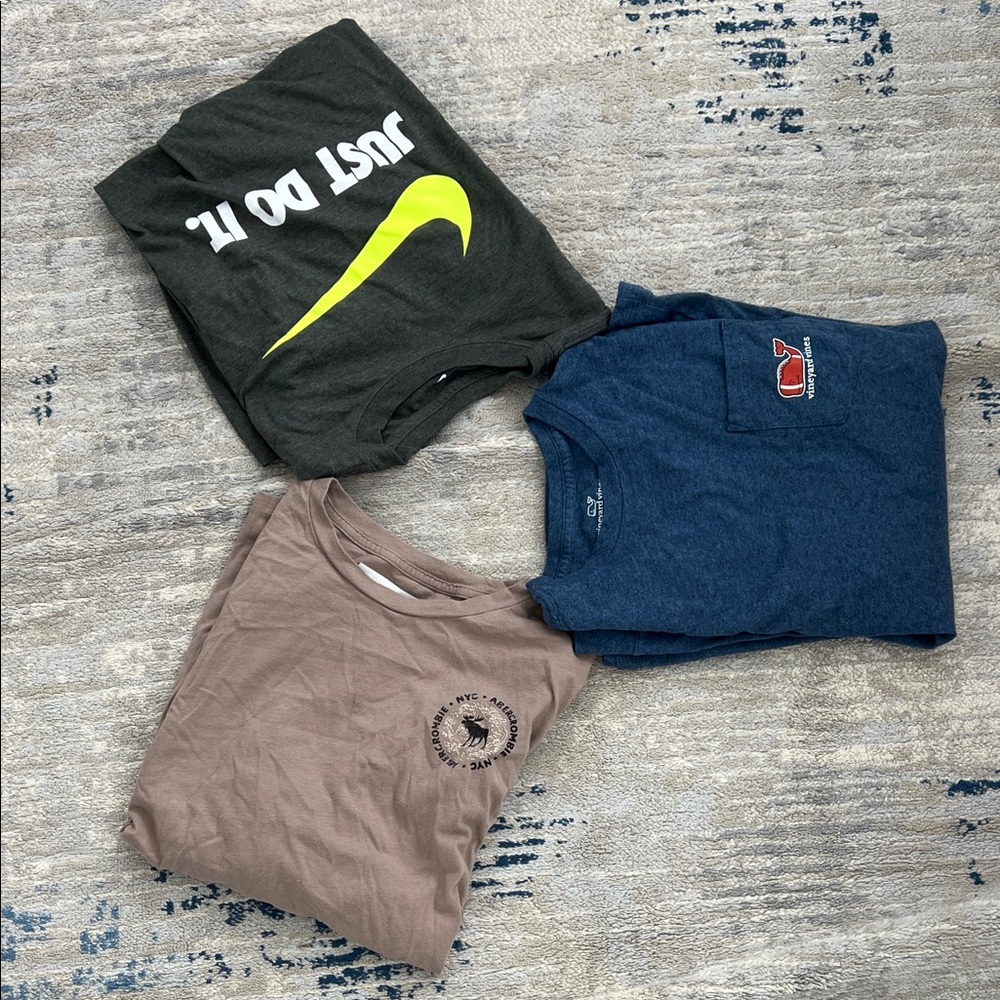 Nike Kids Long Sleeve Tees - Black, Blue, Brown